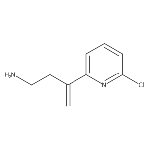 3-(6-Chloropyridin-2-yl)but-3-en-1-amine Structure