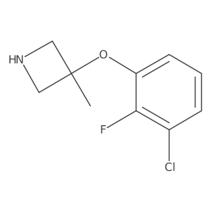 3-(3-Chloro-2-fluorophenoxy)-3-methylazetidine结构式