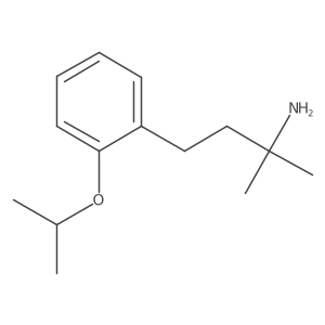 2-Methyl-4-[2-(propan-2-yloxy)phenyl]butan-2-amine Structure