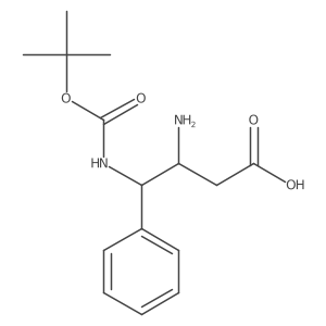 3-Amino-4-{[(tert-butoxy)carbonyl]amino}-4-phenylbutanoic acid Structure