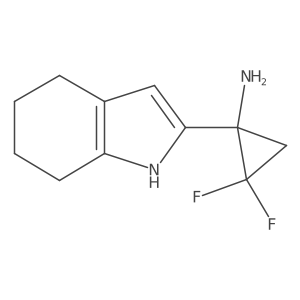 2,2-difluoro-1-(4,5,6,7-tetrahydro-1H-indol-2-yl)cyclopropan-1-amine Structure