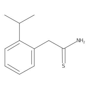 2-[2-(Propan-2-yl)phenyl]ethanethioamide Structure