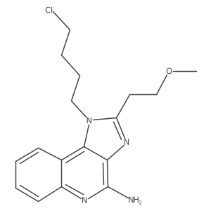 1-(4-Chlorobutyl)-2-(2-methoxyethyl)-1H-imidazo[4,5-c]quinolin-4-amine Structure