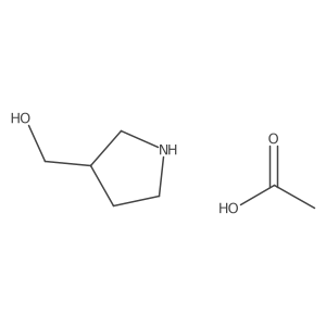 (R)-Pyrrolidin-3-ylmethanol acetate结构式
