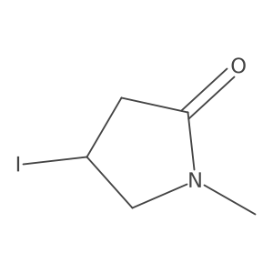 4-Iodo-1-methyl-pyrrolidin-2-one Structure