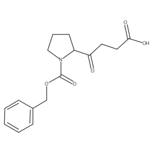 4-{1-[(Benzyloxy)carbonyl]pyrrolidin-2-yl}-4-oxobutanoic acid Structure