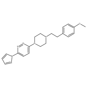 3-{4-[2-(4-methoxyphenyl)ethyl]piperazin-1-yl}-6-(1H-pyrazol-1-yl)pyridazine Structure