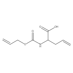 (2S)-2-{[(prop-2-en-1-yloxy)carbonyl]amino}pent-4-enoic acid Structure