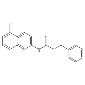 benzyl N-(5-bromoquinolin-2-yl)carbamate Structure