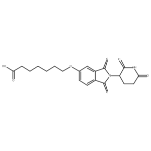 Thalidomide-5'-O-C6-acid Structure