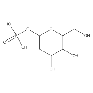 (2S,4R,5S,6R)-4,5-Dihydroxy-6-(hydroxymethyl)tetrahydro-2H-pyran-2-yl dihydrogen phosphate Structure