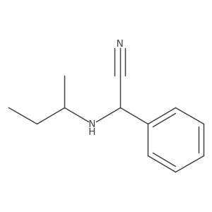 I+/--[(1-Methylpropyl)amino]benzeneacetonitrile Structure