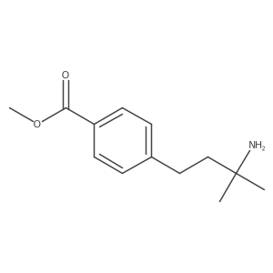 4-(3-Amino-3-methylbutyl)phenyl acetate结构式