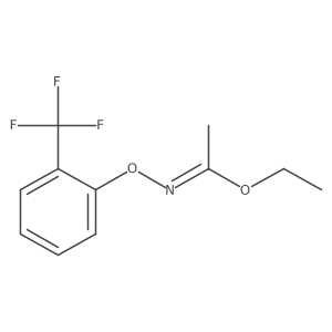 Ethyl N-(2-(trifluoromethyl)phenoxy)acetimidate结构式