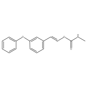 3-Pho benzaldehyde,O-((meam)CO)oxime Structure