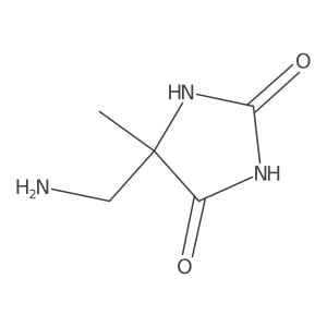 5-(Aminomethyl)-5-methylhydantoin结构式
