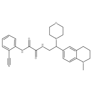 N-(2-cyanophenyl)-N'-[2-(1-methyl-1,2,3,4-tetrahydroquinolin-6-yl)-2-morpholin-4-ylethyl]ethanediamide Structure