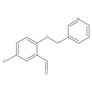 5-Chloro-2-(pyridin-3-ylmethoxy)benzaldehyde Structure