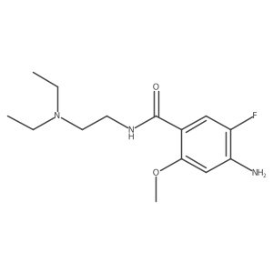 Benzamide, 4-amino-N-[2-(diethylamino)ethyl]-5-F Structure