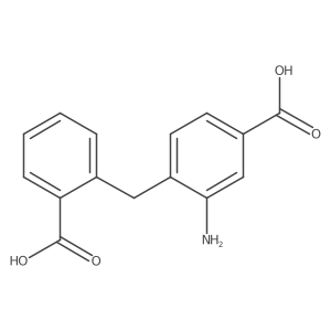 3-Amino-4-(2-carboxy-benzyl)-benzoic acid Structure
