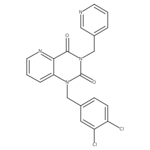 1-(3,4-dichlorobenzyl)-3-(pyridin-3-ylmethyl)pyrido[3,2-d]pyrimidine-2,4(1H,3H)-dione Structure