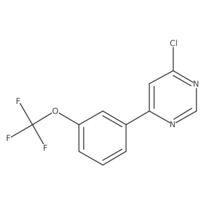 4-Chloro-6-[3-(trifluoromethoxy)phenyl]pyrimidine结构式