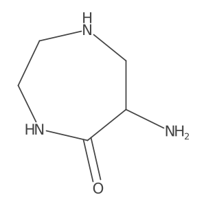 6-Amino-1,4-diazepan-5-one结构式