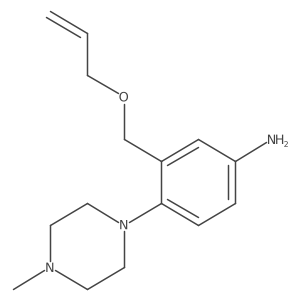4-(4-Methyl-1-piperazinyl)-3-[(2-propen-1-yloxy)methyl]benzenamine结构式