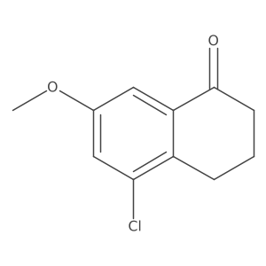 5-chloro-7-methoxy-3,4-dihydro-2H-naphthalen-1-one结构式