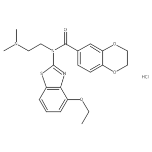 N-[2-(Dimethylamino)ethyl]-N-(4-ethoxy-1,3-benzothiazol-2-YL)-2,3-dihydro-1,4-benzodioxine-6-carboxamide hydrochloride Structure