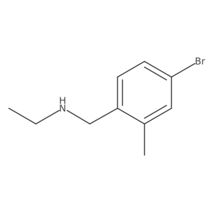 [(4-Bromo-2-methylphenyl)methyl](ethyl)amine结构式
