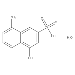 5-AMino-1-naphthol-3-sulfonic Acid Hydrate结构式
