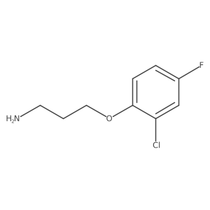 3-(2-Chloro-4-fluorophenoxy)propan-1-amine Structure