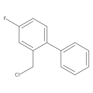 2-(Chloromethyl)-4-fluorobiphenyl Structure
