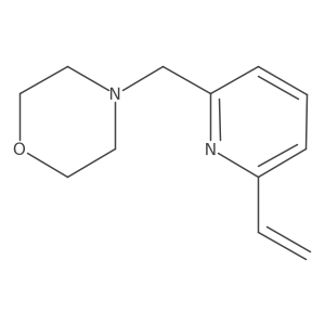 4-[(6-Ethenyl-2-pyridinyl)methyl]morpholine Structure