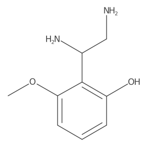 (R)-2-(1,2-Diaminoethyl)-3-methoxyphenol Structure