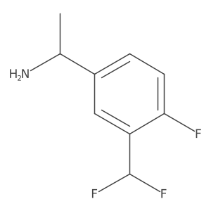 (R)-1-(3-(Difluoromethyl)-4-fluorophenyl)ethanamine Structure