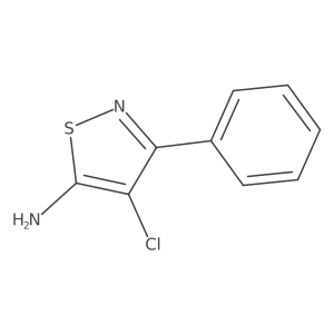 4-Chloro-3-phenyl-1,2-thiazol-5-amine结构式