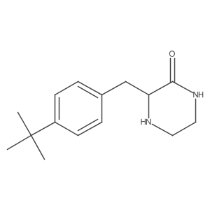 (S)-3-(4-(tert-Butyl)benzyl)piperazin-2-one Structure