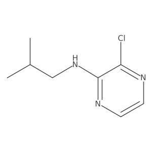 3-Chloro-N-isobutylpyrazin-2-amine Structure