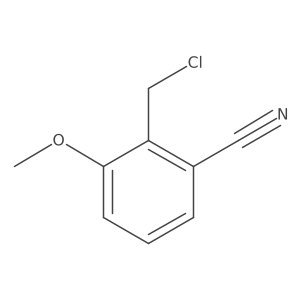 2-(Chloromethyl)-3-methoxybenzonitrile Structure