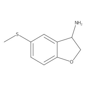 (3R)-5-Methylthio-2,3-dihydrobenzo[B]furan-3-ylamine Structure