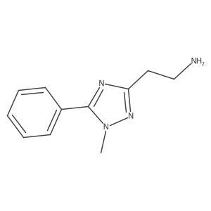 2-(1-Methyl-5-phenyl-1h-1,2,4-triazol-3-yl)ethan-1-amine结构式