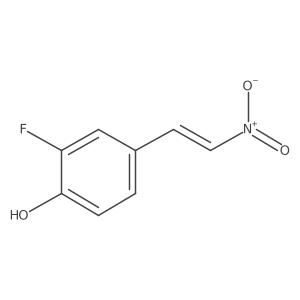 2-Fluoro-4-(2-nitroethenyl)phenol Structure