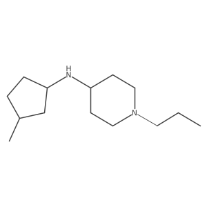4-Piperidinamine, N-(3-methylcyclopentyl)-1-propyl-结构式