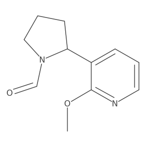 2-(2-Methoxypyridin-3-yl)pyrrolidine-1-carbaldehyde Structure