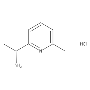 (1R)-1-(6-methylpyridin-2-yl)ethanamine;hydrochloride结构式