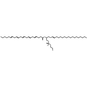 [1-[2-aminoethoxy(hydroxy)phosphoryl]oxy-3-octadec-1-enoxypropan-2-yl] (4Z,7Z,10Z,13Z,16Z)-docosa-4,7,10,13,16-pentaenoate结构式