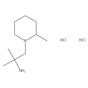 1,1-Dimethyl-2-(2-methyl-piperidin-1-yl)-ethylamine dihydrochloride Structure