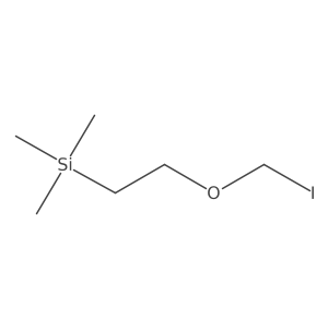 [2-(Iodomethoxy)ethyl]trimethylsilane结构式
